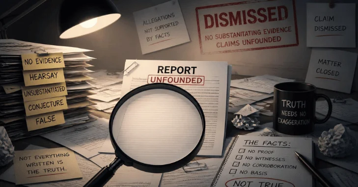 How Does an Investigation Become Classified as Unfounded?